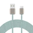 Type C USB Fast Charging Cable , 2m Nylon Braided Data Transferring Cable