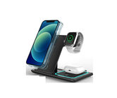 FCC Foldable Apple 3 In 1 Wireless Charging Stand