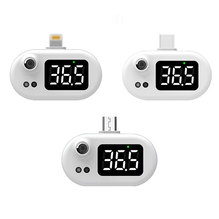 Intelligent Portable Cell Phone Thermometer , Smart Mobile Phone Thermometer